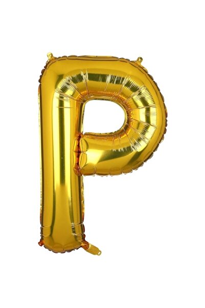OEM Balon Folie Litera P, ESB, 40 cm, Auriu