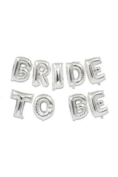 Ramira Set Balloons Bride To Be, Silver, 40 cm, 9 pieces