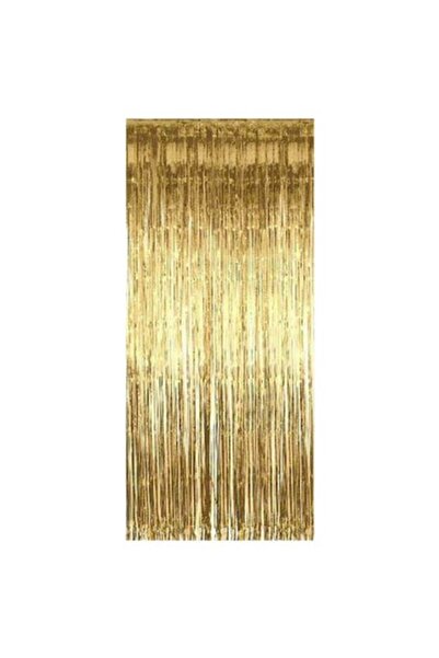 OEM Завеса за парти, 73X273 см, златиста