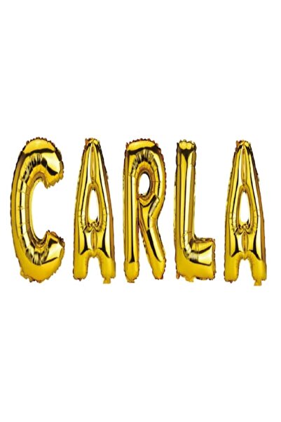 OEM Carla Name Letter Balloon Set, Gold, 40Cm