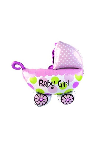OEM Balon folie roz pentru cărucior 24x45 cm