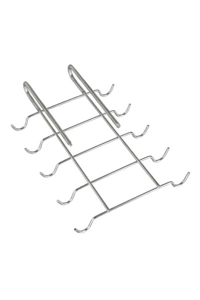 M Deco Suport suspendat pentru 10 căni, cromat, 22x28x5 cm,