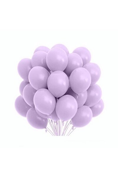 Kindi Kids Комплект от 100 латексови балона, детски, 25 см, светло лилави