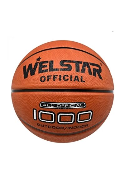 WELSTAR Minge de baschet, mărimea 6, maro/negru, 22,9–23,6 cm