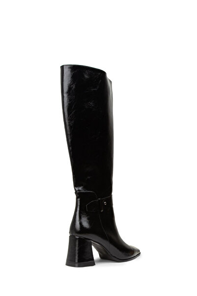 Deery Women's Patent Leather Black Boots