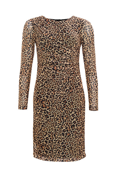 Swing Γυναικείο Φόρεμα Κοκτέιλ 5AI17600 Μπεζ