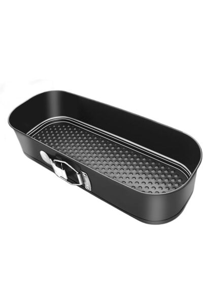 The Bros Square Springform Cake Pan 12.2 x 4.33 x 2.7 Inch Nonstick Removable Bottom Leakproof
