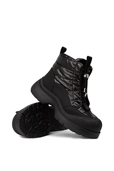 Deery Kadın Siyah Kalın Taban Bot