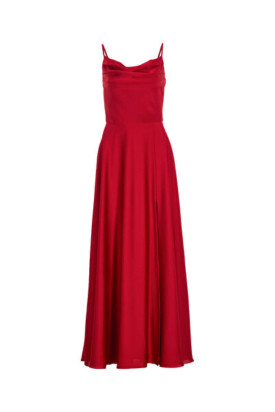 Swing Γυναικείο βραδινό φόρεμα 5AI13600 Κόκκινο