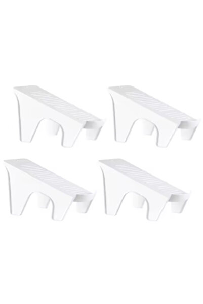 SyaMAG Set 4 organizatoare pentru încălțăminte, practice, albe, 25x10x14 cm