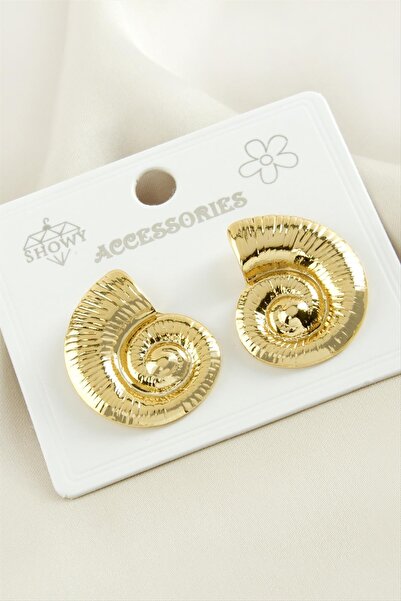 SiHako حلق معدني على شكل زهرة