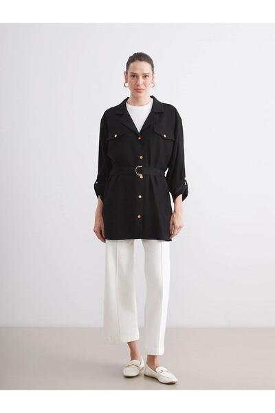 LC Waikiki Beli Kemerli Kadın Ceket (W5)