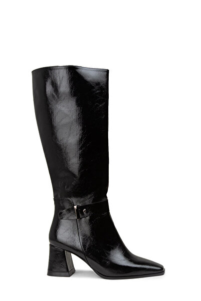 Deery Women's Patent Leather Black Boots