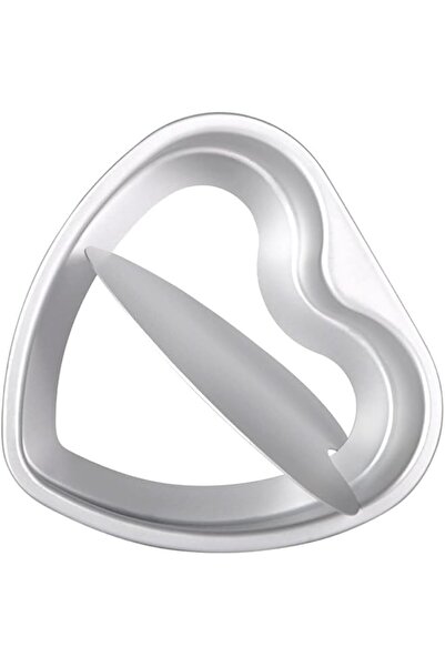 The Bros قالب كيك على شكل قلب مقاس 8 بوصات - قالب خبز بقاعدة قابلة للإزالة لأ...