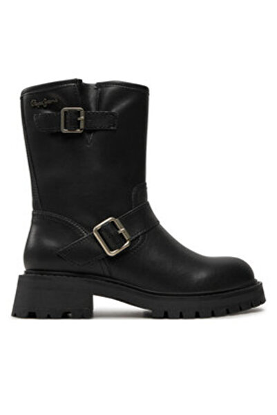 Pepe Jeans γυναικεία μποτάκια μέχρι τον αστράγαλο PLS50567 μαύρα