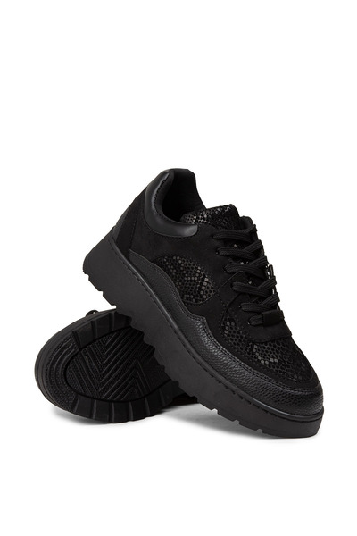 Deery Γυναικεία Μαύρα Παπούτσια Sneaker