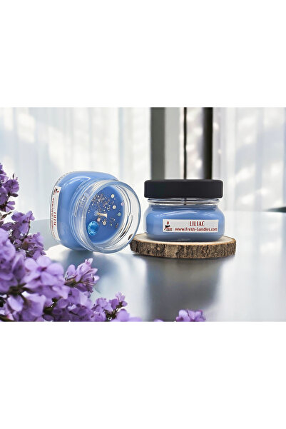 Fresh Candles Lumanare Parfumata Liliac 80ml, sticla