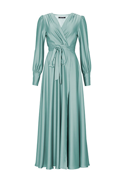 Swing Γυναικείο Βραδινό Φόρεμα 5AE00600 Τυρκουάζ