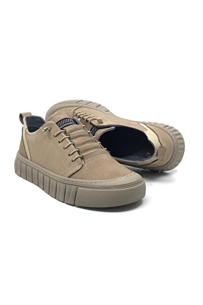 Taşpınar Ayakkabı حذاء رياضي شتوي مريح للرجال مصنوع من جلد نوبوك أصلي 100% لل...