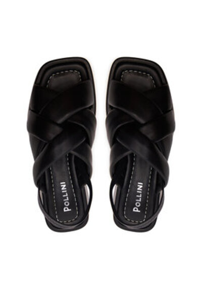 Pollini γυναικεία σανδάλια SA16266I1ITE0000 μαύρα