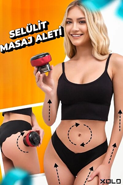 xolo Şarjlı Selülit Masaj Aleti Pürüzsüz Cilt İçin Güçlü Çözüm Şarjlı Type C