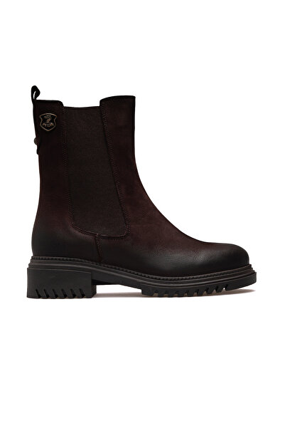 Venüs Γυναικείες μπότες casual καθημερινά από γνήσιο δέρμα 25k 1950864k Z καφέ νούμποκ