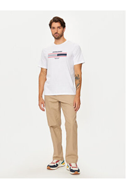 Jack & Jones Ανδρικό T-Shirt Jack Jones 12256784 Λευκό