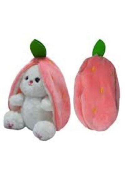 Genel Markalar Peluş Çilek Tavşan 25 Cm (Trend Peluşlar)