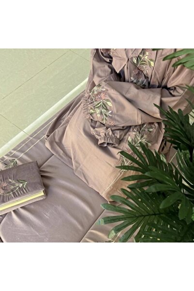 Gerenic Luxury 3-Piece Embroidered Prayer Rug Set