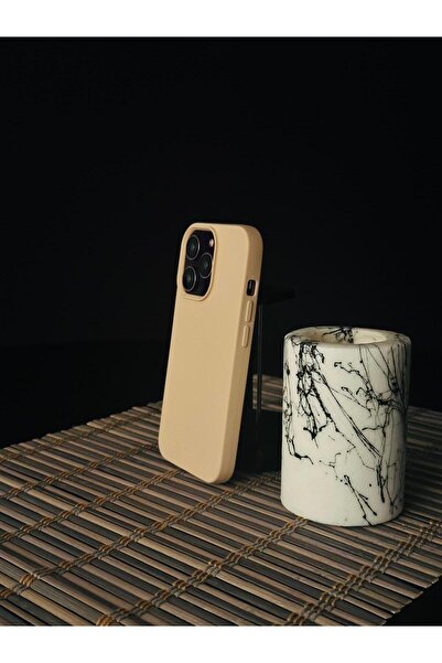 LinkConnect iPhone 14 Pro Max Compatible Dirt-Resistant Flexible Silicone Phone Case with Black Logo