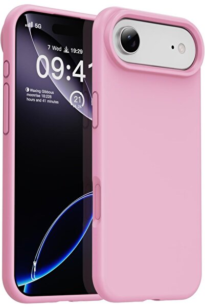 CaseHub غطاء حماية سيليكون لآيفون 17 إير مع شاشة مخملية داخلية وكاميرا مرتفعة