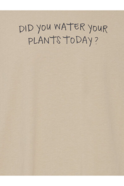 Solid Ανδρικό T-Shirt 21108141 Μπεζ