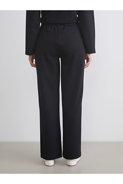 LC Waikiki Sparkling Selections from Shining Store | Elastic Waist Wide Leg Women's Sweatpants