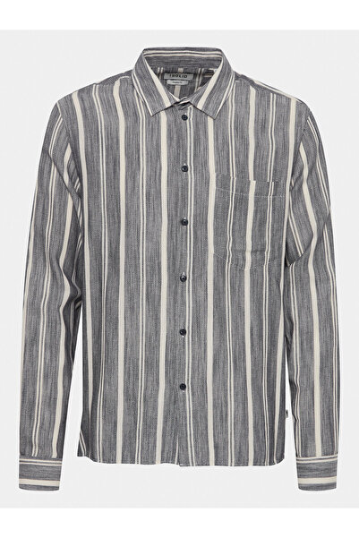 Solid Ανδρικό Πουκάμισο 21108155 Μπλε