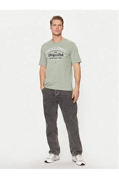 Jack & Jones Ανδρικό T-Shirt Jack Jones 12268267 Πράσινο