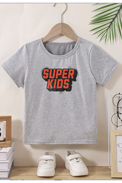 Advantage Tricou cu mânecă scurtă cu imprimeu cu gâtul rotund Super Kids e4b7e83
