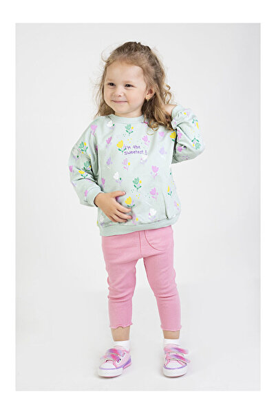 LC Waikiki بدلة رياضية أساسية محبوكة متوسطة السماكة من قماش بخيطين للفتيات ال...