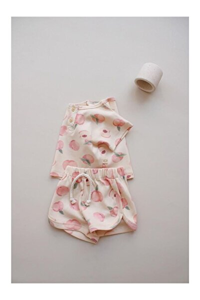 LC Waikiki Şeftali Baskı Kaşkorse Alt Üst