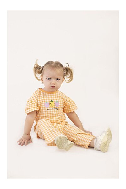 LC Waikiki Baby Girl Spanish Leggings Top and Bottom Set