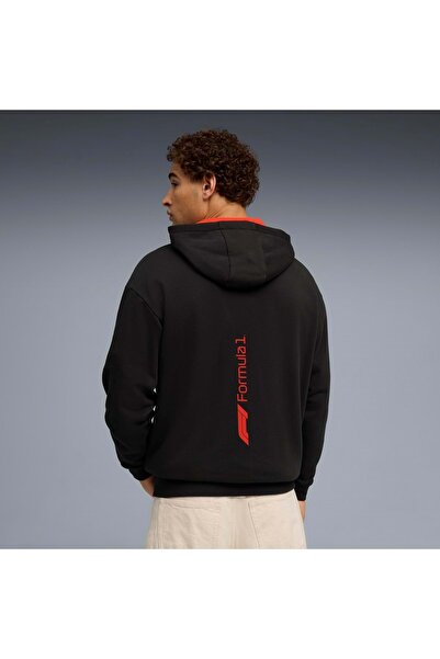 Puma F1 Essential+ Fullzip Hoodie Jacket 632653-01 Men's Tracksuit Top Black