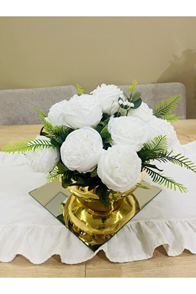 essacraft GOLD ŞAKAYIK BEYAZ ARANJMAN-MDL21(AYNA DAHİL DEĞİLDİR.)