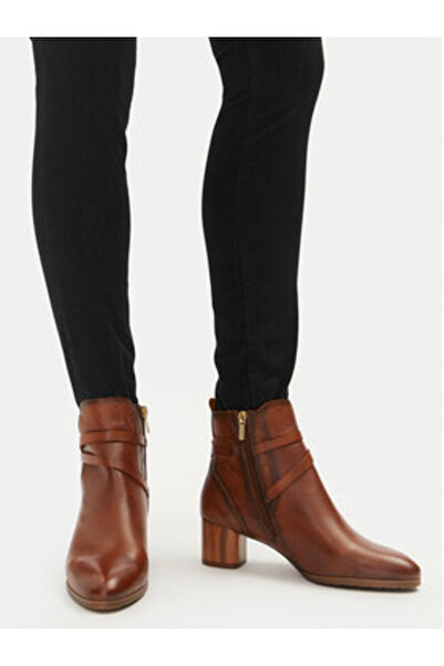 PIKOLINOS γυναικεία μποτάκια μέχρι τον αστράγαλο W1Z-8841 καφέ