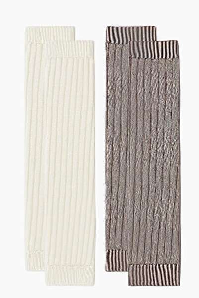 COTENCONCEPT 2 bucăți de jambiere de bază din amestec de bumbac gros