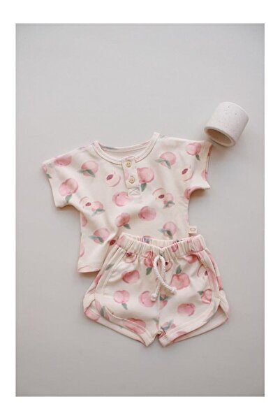 LC Waikiki Şeftali Baskı Kaşkorse Alt Üst