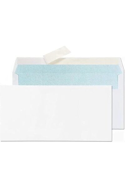 Generic White Envelopes, 4” x 9" Peel & Seal Mailing Envelope for Posting Home Office and Ecommerce 80gsm,