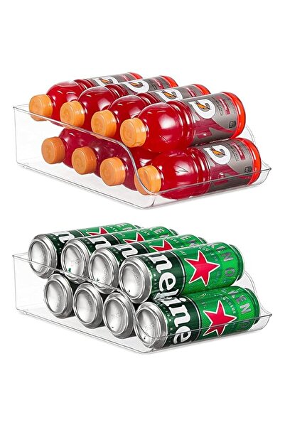 Generic U-HOOME Soda Can Dispenser Organizer for Refrigerator, Fridge Organizer Bins for Freezer, Kitchen, P