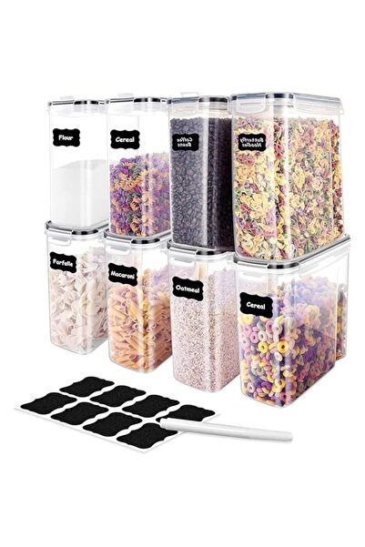 Generic Cereal storage,Food container set,Kitchen Storage Organizer,BPA free Plastic Airtight,set of 2,4,6,8
