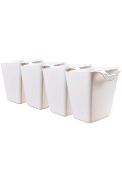 Generic ٤ قطع من حاملات الأكواب المعلقة، وسلة تخزين بعجلات، وملحقات عربة دوارة، وحاويات تخزين ٤١٧٥ × ٤ بوصات