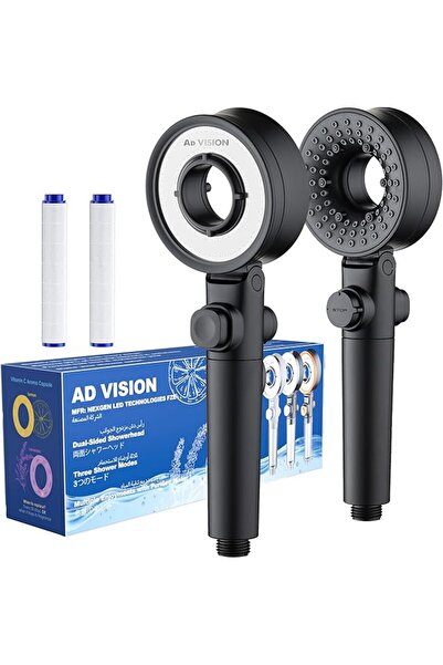 Generic High Pressure Double-sided shower head with SGS certified shower filter | Removes Chlorine & Hard Wa