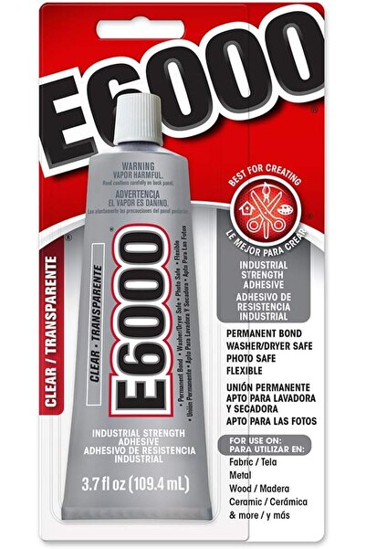 Generic لاصق حرفي E6000، 3.7 أونصة سائلة